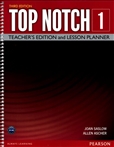 Top Notch Third Edition 1 Teacher's Book and Lesson Planner