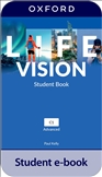 Life Vision Advanced Student's eBook **Online Access...