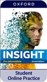 Insight Pre-intermediate Second Edition Online Practice...