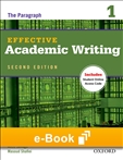 Effective Academic Writing 1 Paragraph Second Edition Student's eBook