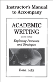 Academic Writing Teacher's Book Second Edition