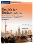 English for Business Studies Third Edition Student's Book