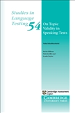 On Topic Validity in Speaking Tests