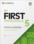 Cambridge B2 First for Schools 5 Student's Book without...