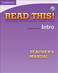 Read This! Intro Teacher's Book with Audio CD