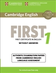 Cambridge English First 1 Student's Book without...