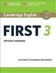 Cambridge English First 3 Student's Book without Answers
