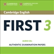 Cambridge English First 3 Audio CD