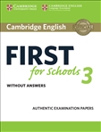 Cambridge English First for Schools 3 Student's Book without Answers