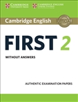 Cambridge English First 2 Student's Book without Answers 