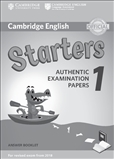 Cambridge English Starters 1 for Revised Exam from 2018 Answer Booklet