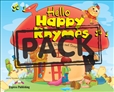 Hello Happy Rhymes Story Book with Audio CD and DVD Video PAL
