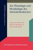 Zur Phonologie und Morphologie des Altniederl?ndischen paperback