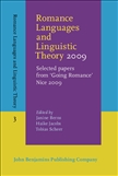 Romance Languages and Linguistic Theory 2009 Selected...