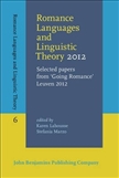 Romance Languages and Linguistic Theory 2012 Selected...