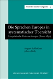 Die Sprachen Europas in systematischer Ubersicht