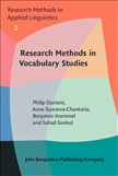 Research Methods in Vocabulary Studies Hardbound