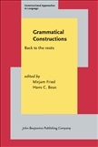 Grammatical Constructions Back to the Roots Hardbound