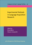 Experimental Methods in Language Acquisition Research Hardbound