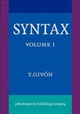 Syntax An Introduction Volume I Paperback