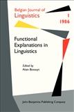 Functional Explanations in Linguistics