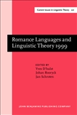 Romance Languages and Linguistic Theory 1999 