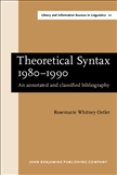 Theoretical Syntax 1980?1990