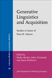 Generative Linguistics and Acquisition Hardbound