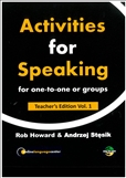 Activities for Speaking for One-to-one or Groups